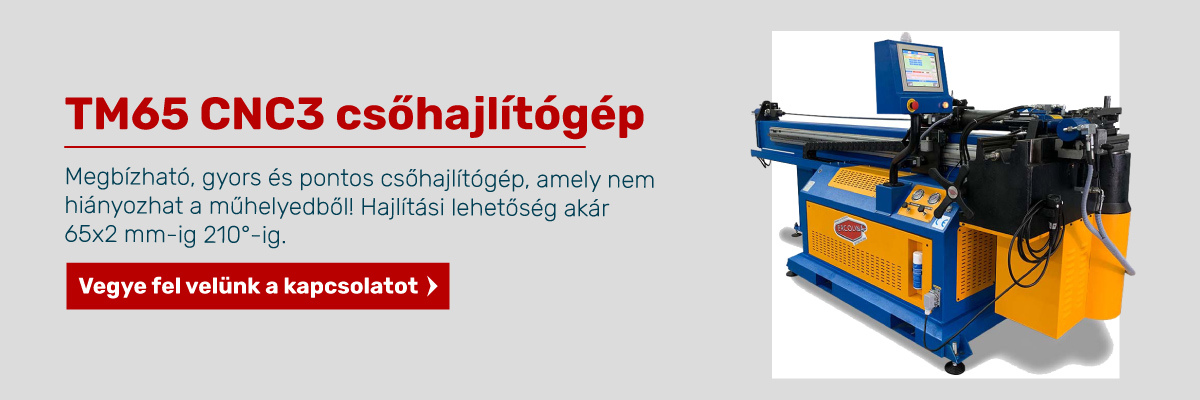 TM65 CNC3 csőhajlítógép